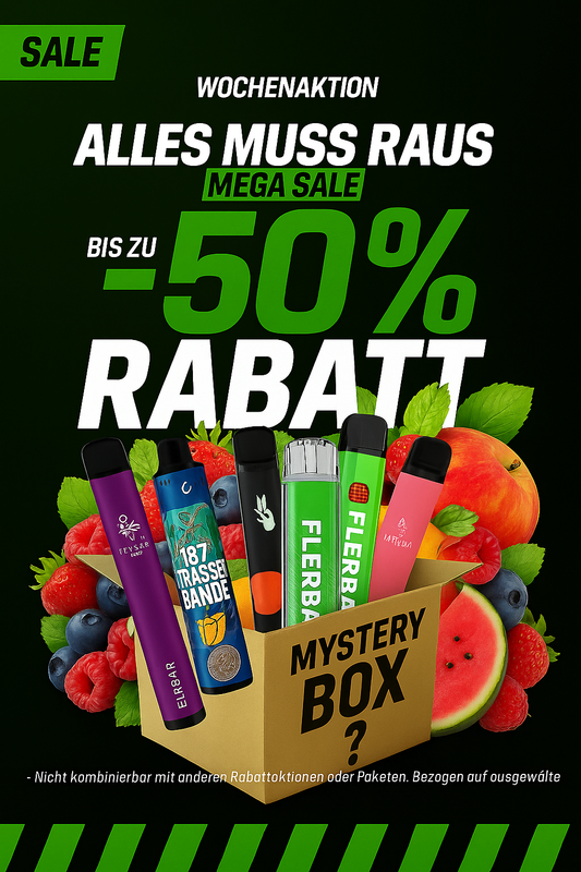 🎮✨ Level up dein Vape-Erlebnis! ✨🎮 50er Bundle-Pack (NIKOTIN)